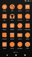 Bright Orange Icon Pack ✨Free✨ screenshot 17