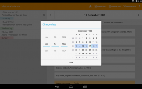 Calendario storico - Eventi e quiz screenshot 8