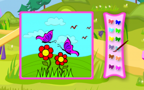 Coloring Game-Sweet Butterfly screenshot 2