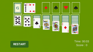 บัตร Solitaire เกมออนไลน์ screenshot 1
