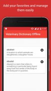 Veterinary Dictionary: Free Offline App for Vet screenshot 1