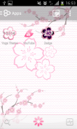 Pink Cherry Theme GO screenshot 7