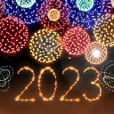 New Year 2020 Fireworks Icon