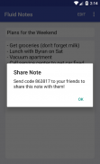 Fluid Notes - Notepad & Note Sharing screenshot 2