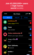 Anonym Chat, Partnersuche app screenshot 6