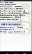 Tax Refund Calculator screenshot 5