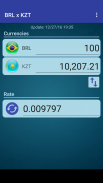 Brazil Real Kazakhstani Tenge screenshot 1