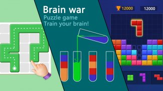 Brain war - puzzle game screenshot 16