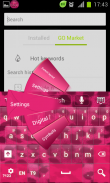 Pink Cheetah GO Keyboard screenshot 2