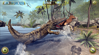 Crocodile gioco di caccia screenshot 2