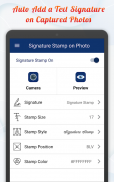 Signature Stamp On Camera Pics screenshot 14