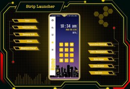 Strip Launcher - App lock screenshot 6