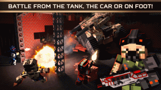 Blocky Cars - Trò chơi Xe tăng screenshot 4