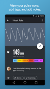 即时心率 - 心脏监测仪,心脏率检测器,高血压,减肥方案 screenshot 2