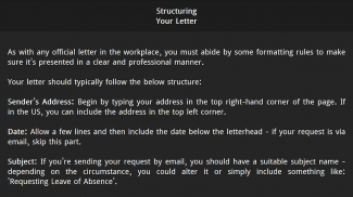 How to Write a Leave Letter screenshot 0