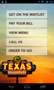 Texas Roadhouse Mobile screenshot 0