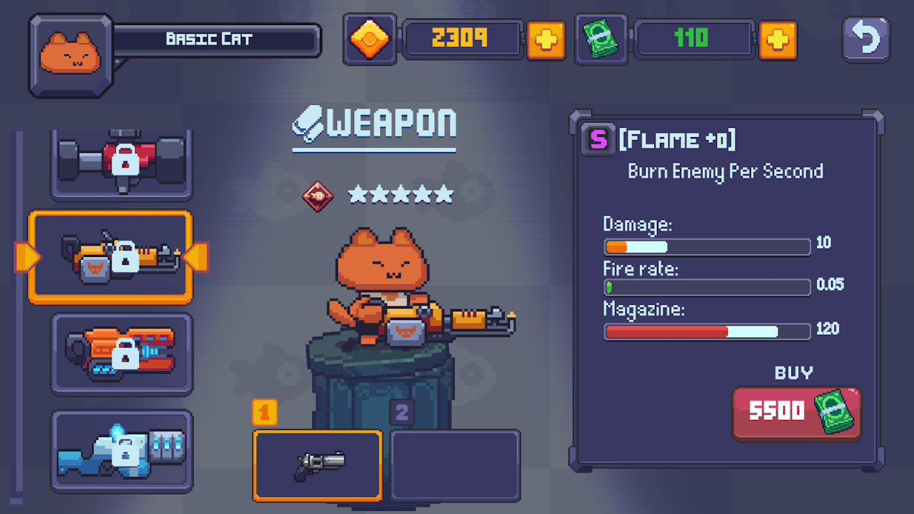 Cat Gunner: Super Force (Pixel Zombie Shooter) ENDLESS EVENT
