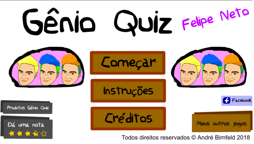 Gênio Quiz Felipe Neto – Jogo de Perguntas APK (Android Game) - Télécharger  Gratuitement