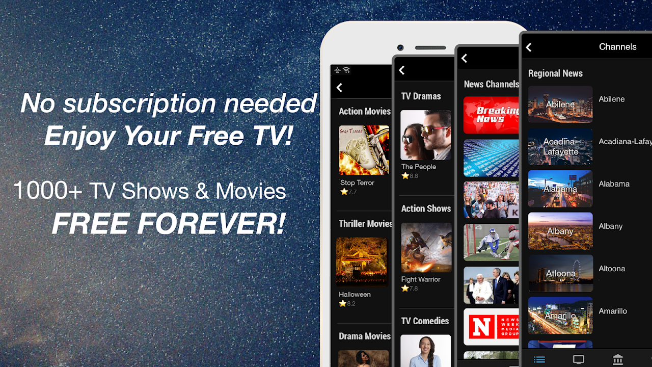 Best app for sales tv series free