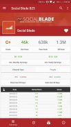 Social Blade Statistics screenshot 2