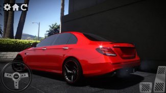 Simulator Mercedes E63 AMG Car screenshot 0