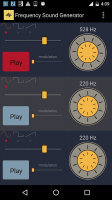 Frequency Sound Generator Screen