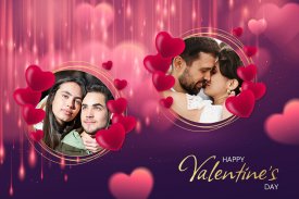 Valentine Day Dual Photo Frame screenshot 1