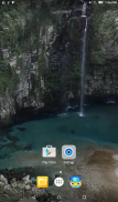 Waterfall by Drone Video LWP screenshot 1