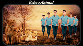 Echo Animal Effect : echo mirror with animal screenshot 1