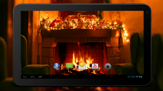 4K Xmas Fireplace Video Live Wallpaper screenshot 4