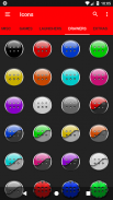 Black and Red Icon Pack Paid screenshot 6