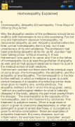 Homoeopathy screenshot 1