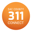 Sacramento County 311 Connect Icon