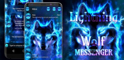 Wolf sms messenger thema