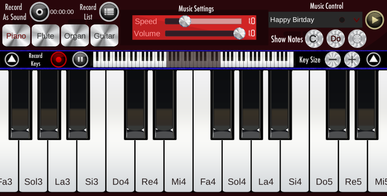 Jogo Real Piano Online online. Jogar gratis