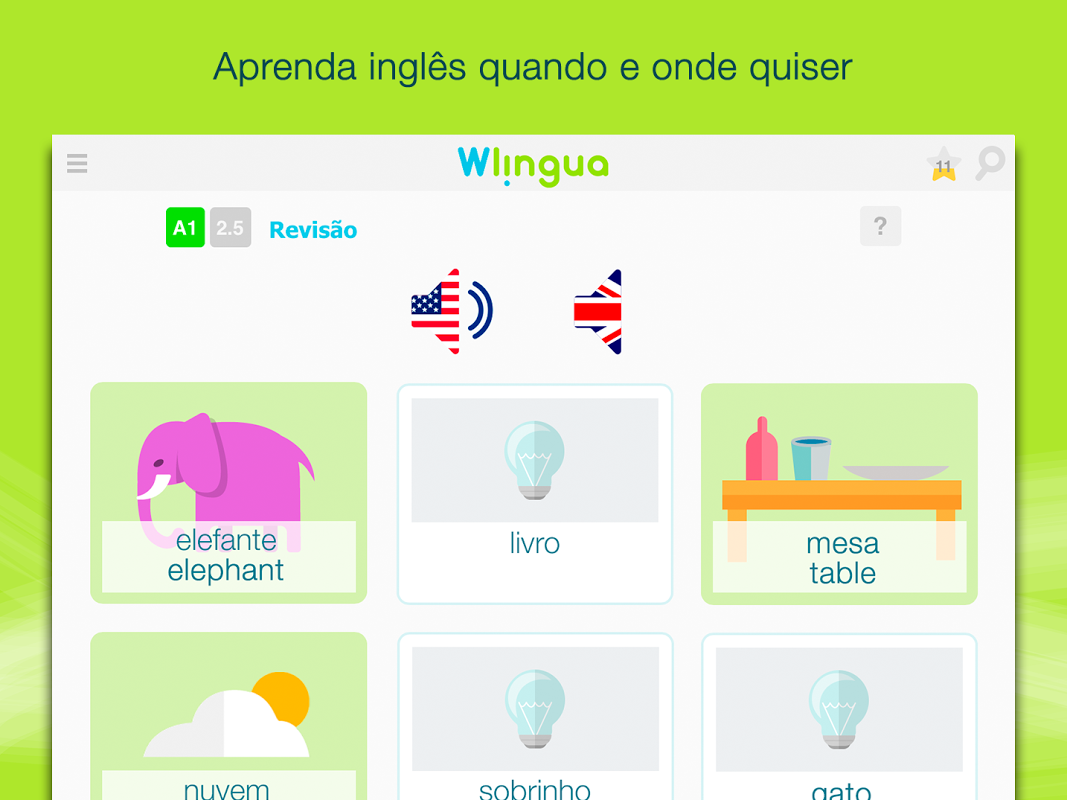 Wlingua - Aprenda inglês – Apps no Google Play