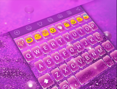 Glitter Pearl Keyboard Theme screenshot 1