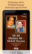 50 50 Ghulam Ali Mehdi Hassan screenshot 4