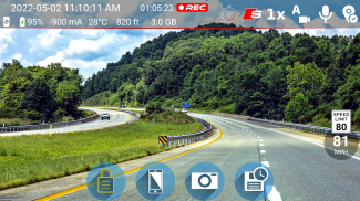 Dash Cam Travel – fotocamera per auto screenshot 1