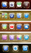 Launcher Theme - Gold Glass Transparent Icons Pack screenshot 5