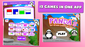 Panda 1st Grade Learning Games screenshot 0