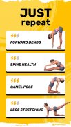 Stretching exercise. Flexibility training for body screenshot 4