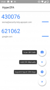 Two factor authenticator with export - Hyper2FA screenshot 5