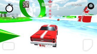 Snow Car Race & Stunts Extreme by Kaufcom screenshot 7