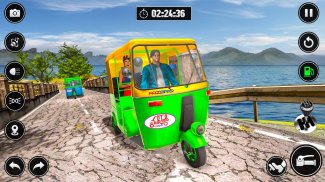 City Taxi Auto Rickshaw Game screenshot 0