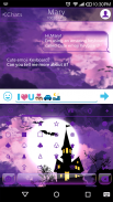 Halloween Emoji Keyboard Theme screenshot 2