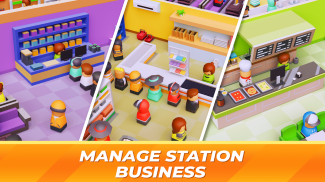 Idle Bus Station - Tycoon Game screenshot 5