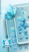 Flower Butterfly Glitter Theme screenshot 3