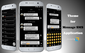 SMS Messages Metallic Silver screenshot 5