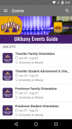 UAlbany Events Guide screenshot 2